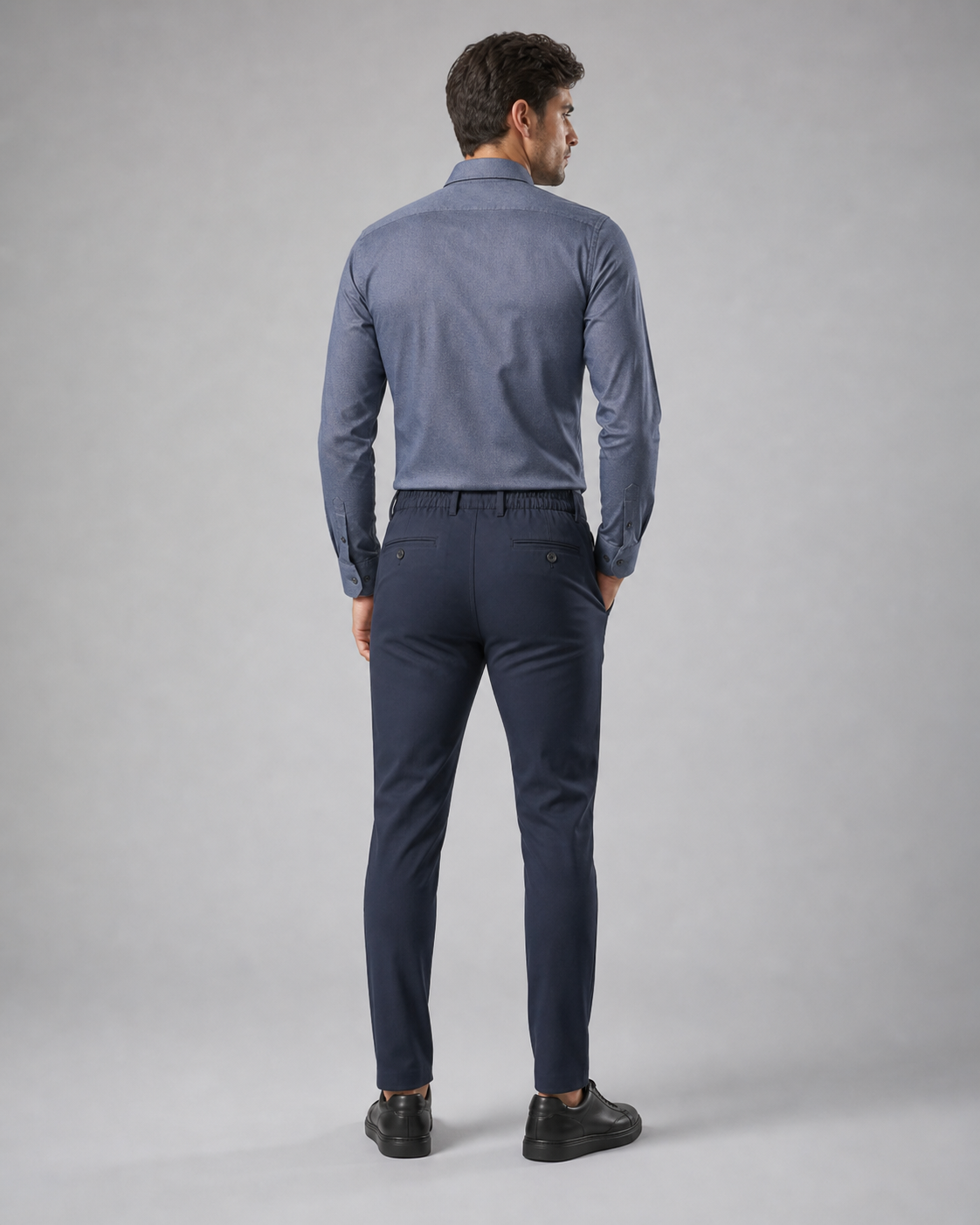 3311BN - PANTALON COCKTAIL BLUE NAVY